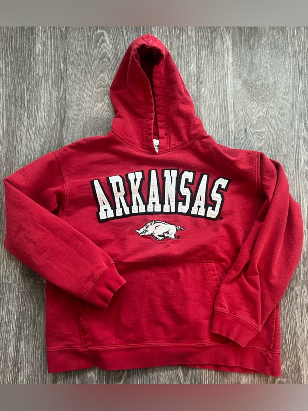 Arkansas Razorback College Red Hoodie